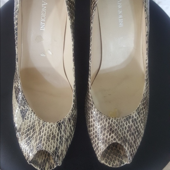 Snake Skin High Heel Shoes - Picture 5 of 5